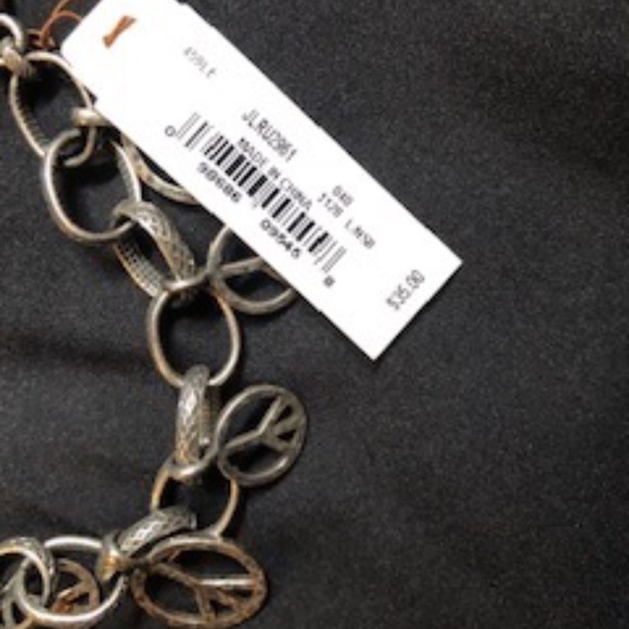 *HOST PICK* Lucky Brand Peace Sign Bracelet *NEW* - Picture 5 of 5